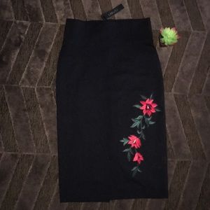 Red Flower Skirt